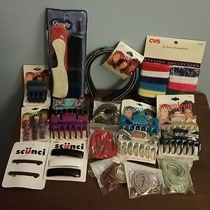 Assorted hair accessories